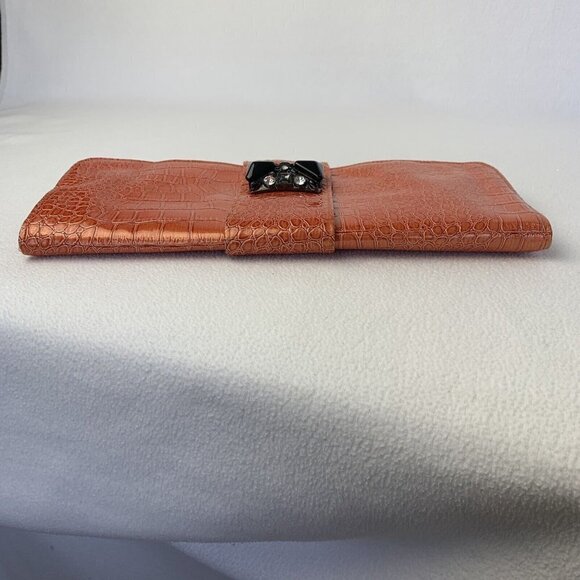 Bijoux Terner Orange Clutch Rectangle Wallet - Picture 9 of 10
